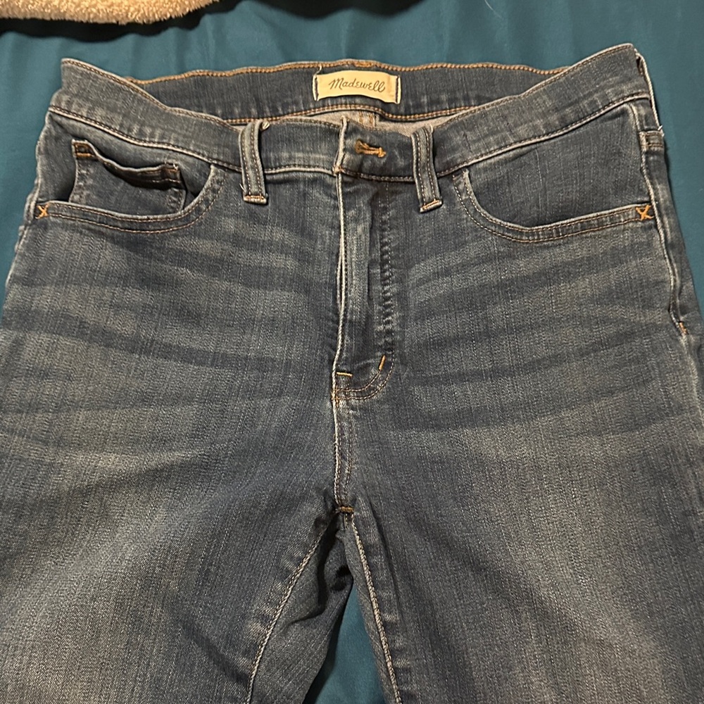 Madewell Women's Blue Skinny Jeans